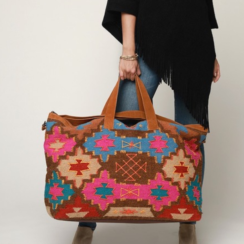 ! Host Pick! NWT Boho Weekender Travel Tote Bag - Picture 5 of 8